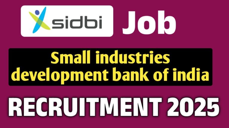 SIDBI Grade A Recruitment 2025
