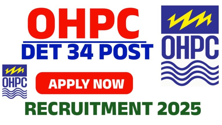 OHPC DET Recruitment 2025