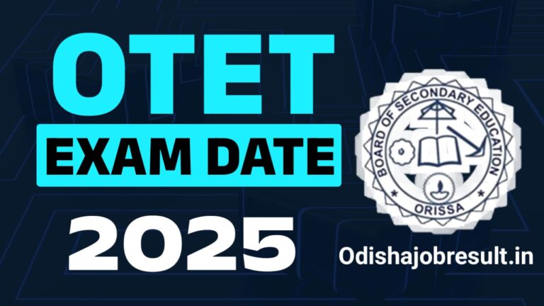 OTET Exam Date 2025